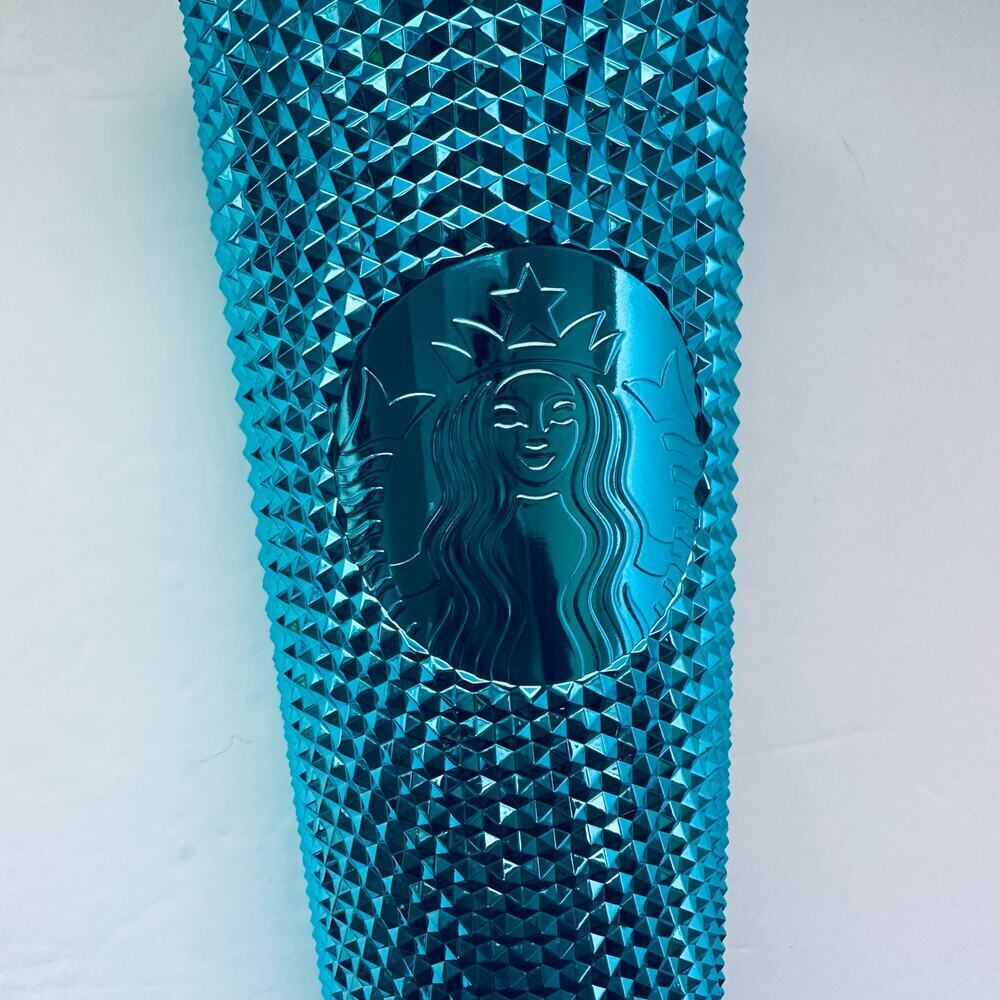 Starbucks 2023 Blue Chrome 24oz Tumbler